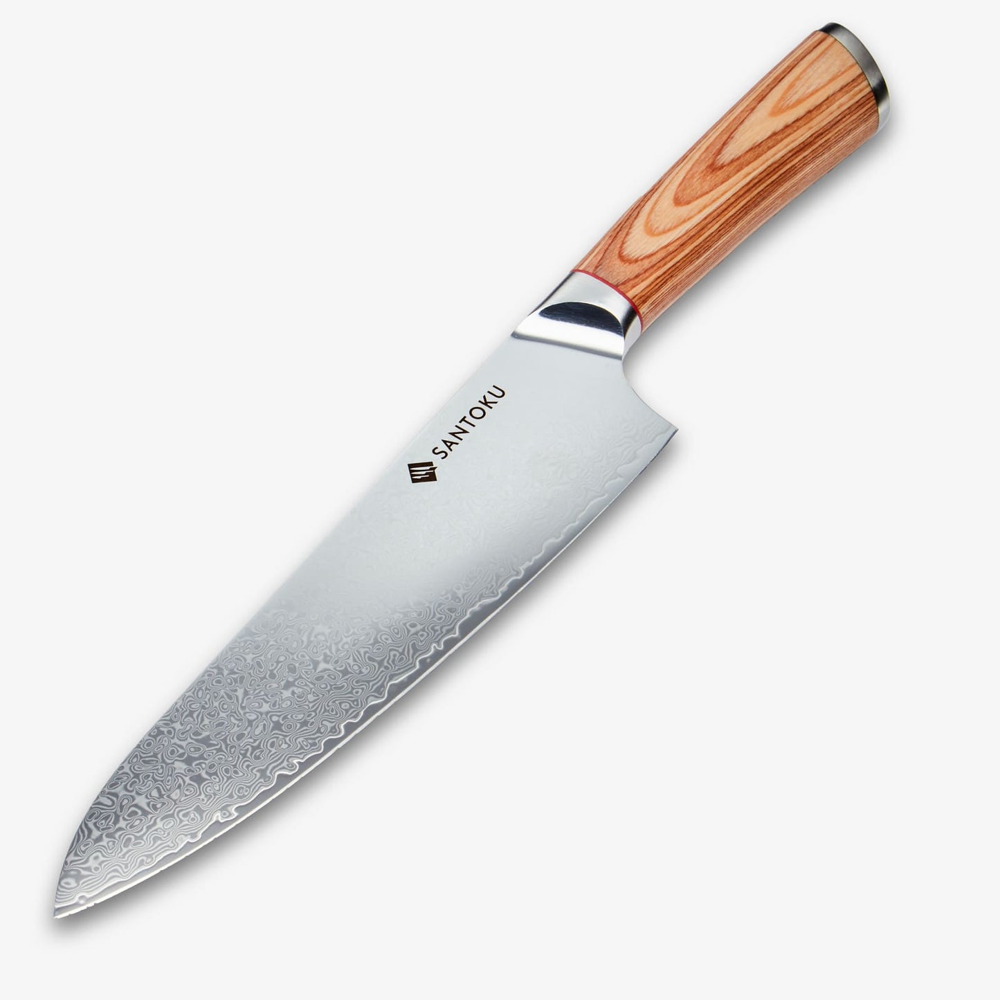 Haruta Box Set VG10 Japanese Damascus Steel 8 Inch Chef Knife & 13 Inch Diamond Sharpening Steel
