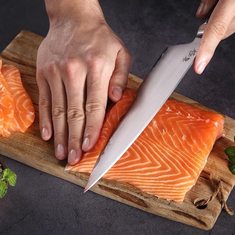 Kiyoshi-Kyokuto Japanese AUS 10 Forged Composite Steel Knives