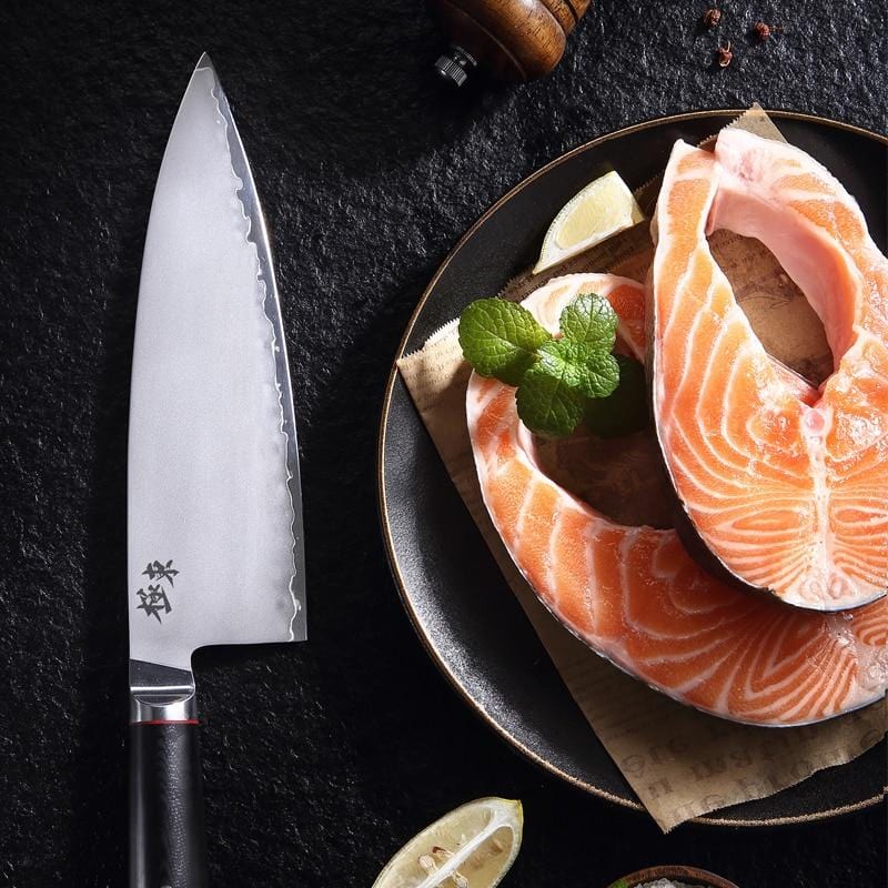 Kiyoshi-Kyokuto Japanese AUS 10 Forged Composite Steel Knives