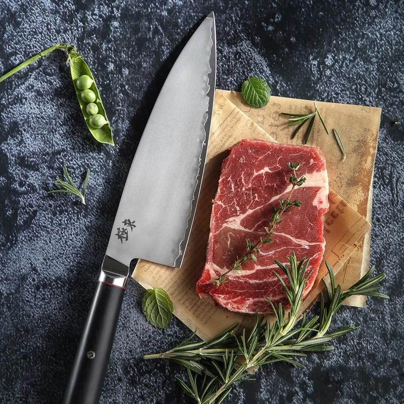 Kiyoshi-Kyokuto Japanese AUS 10 Forged Composite Steel Knives