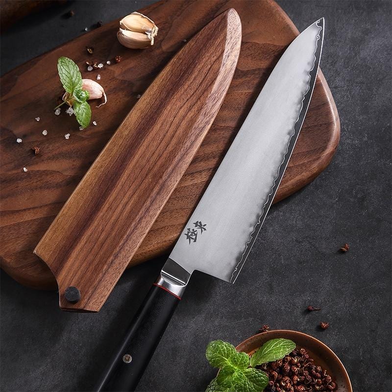 Kiyoshi-Kyokuto Japanese AUS 10 Forged Composite Steel Knives