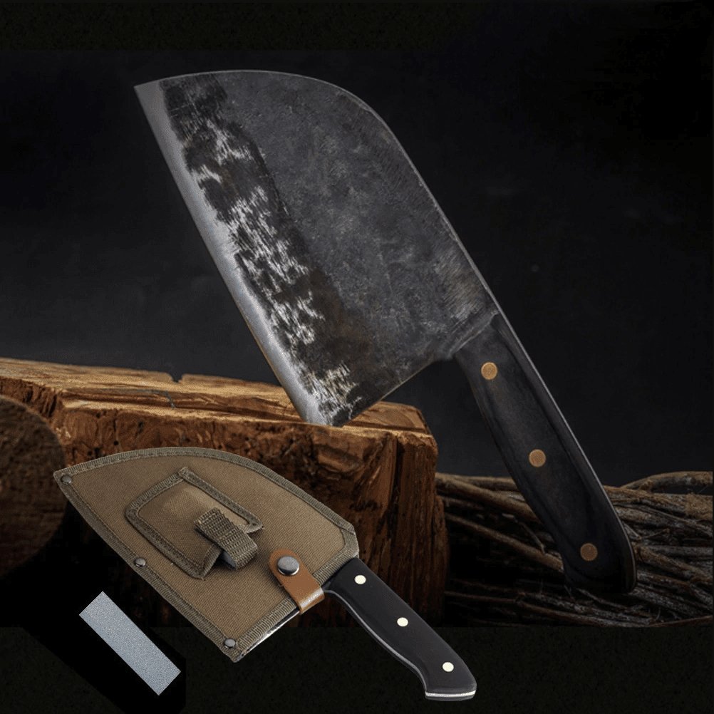 Nakiri / Chukabocho Full Tang Steel Cleaver
