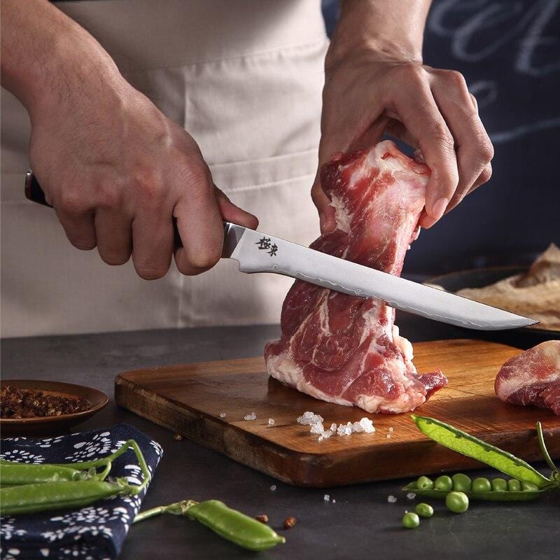 Kiyoshi-Kyokuto Japanese AUS 10 Forged Composite Steel Knives
