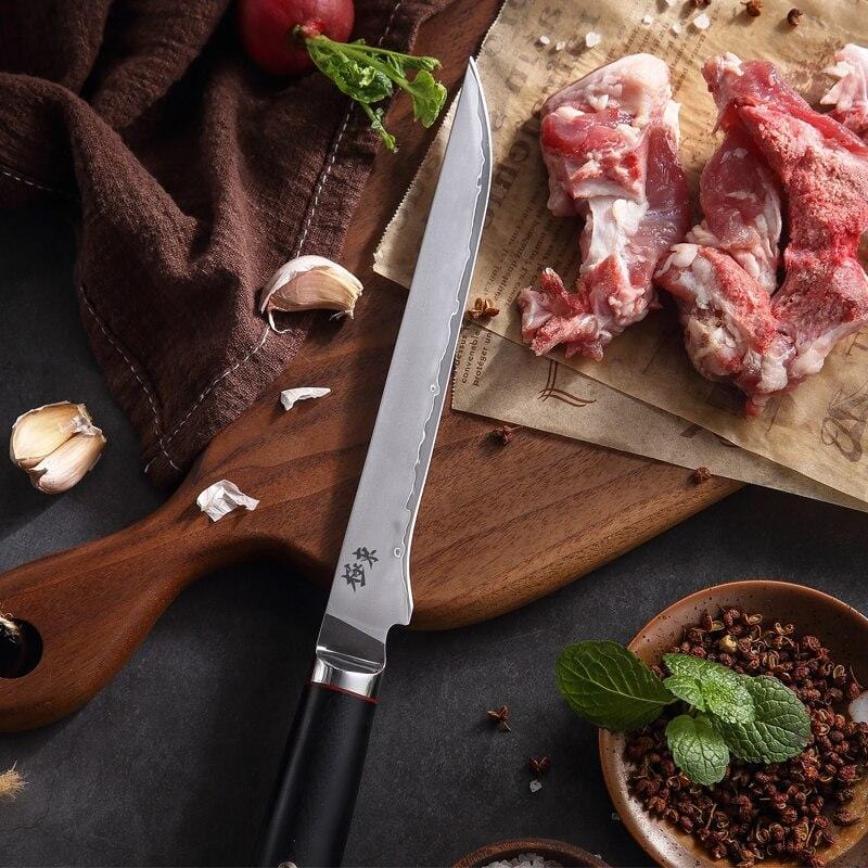 Kiyoshi-Kyokuto Japanese AUS 10 Forged Composite Steel Knives