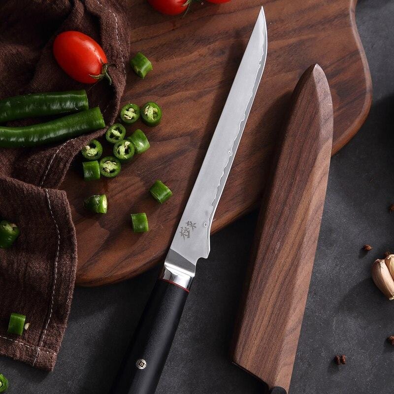 Kiyoshi-Kyokuto Japanese AUS 10 Forged Composite Steel Knives