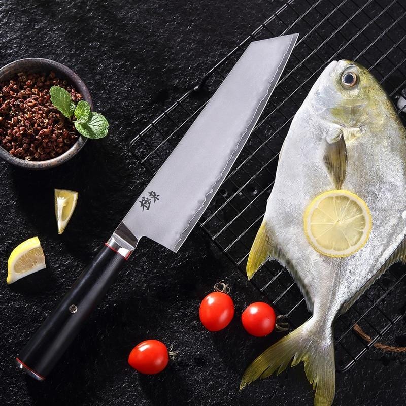 Kiyoshi-Kyokuto Japanese AUS 10 Forged Composite Steel Knives