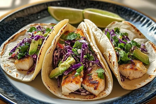Crispy Mahi Mahi Tacos with Zesty Cilantro-Lime Slaw