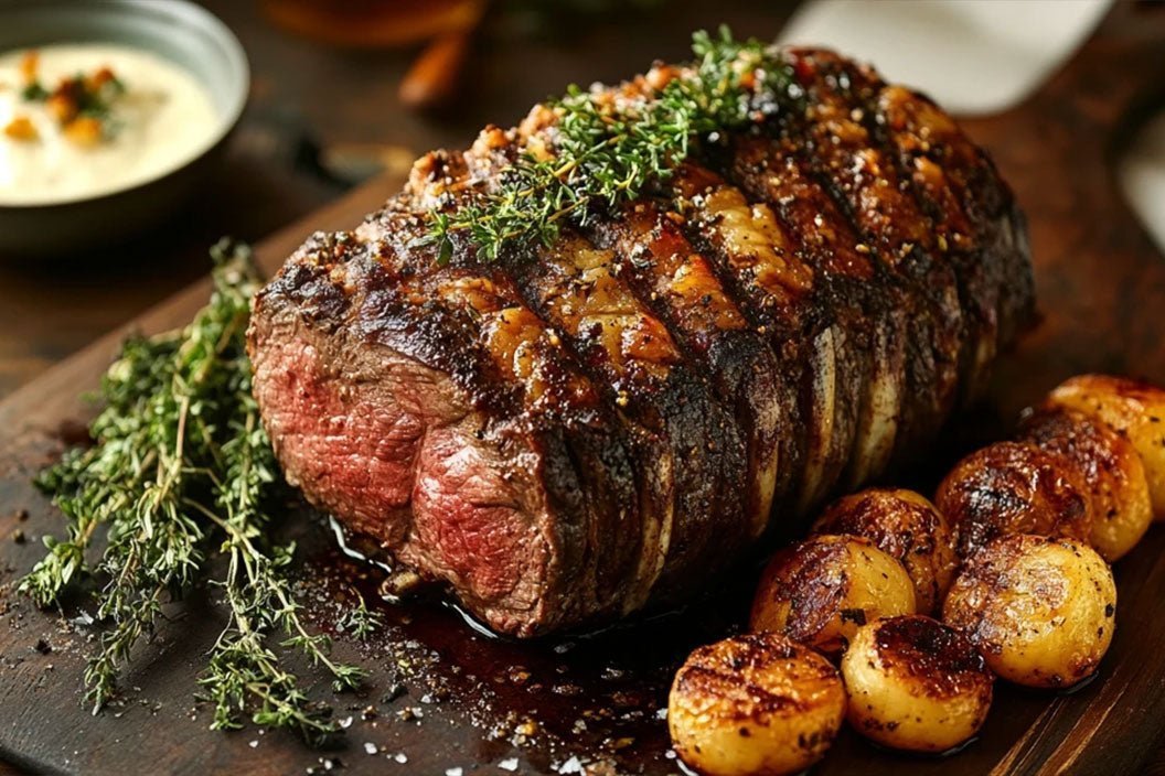 Succulent Herb-Crusted Ribeye Roast – santokuknives