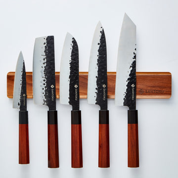 Minato Set with Magnetic Wooden Knife Rack