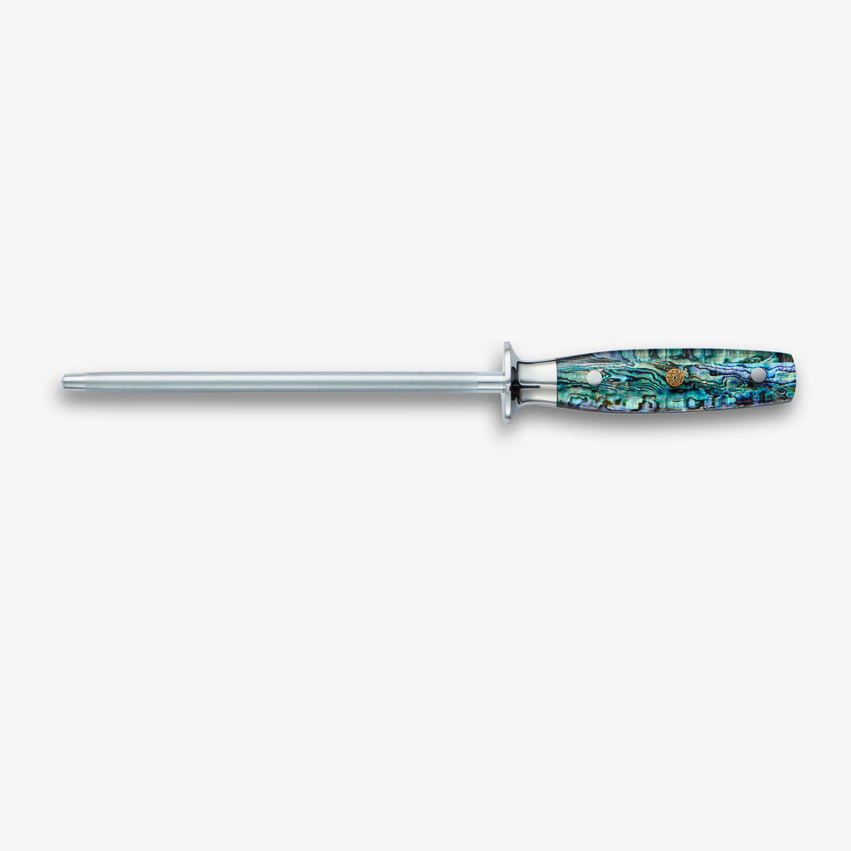 Chikashi Damascus Steel Knife Set With Abalone Handle